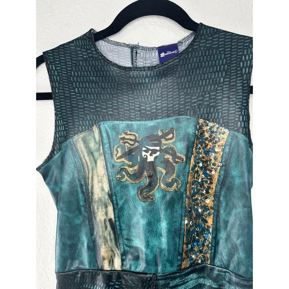 Disney Descendants 3 UMA Deluxe Halloween Costume Jumpsuit Child L (10-12) NEW